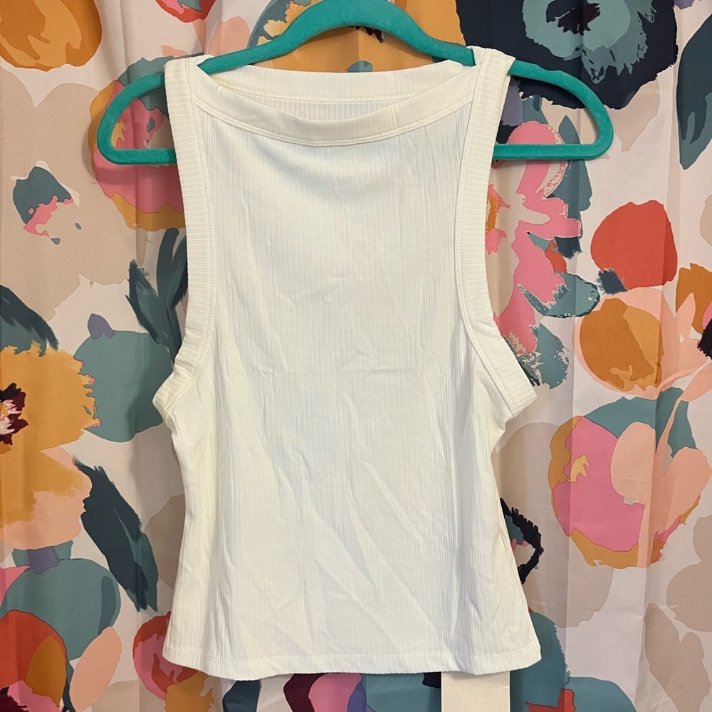 Off white tank top